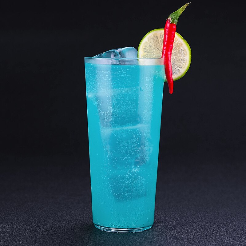 Extra Light 4PCS 450ml Juice Glasses Collins Glass Cocktail Glass Set of 4