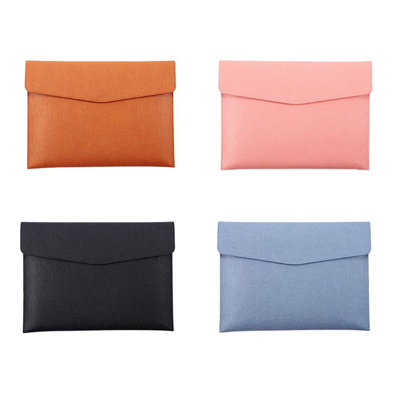 Waterproof Leather A4 Business Briefcase File Folder Document Paper Organizer Bag