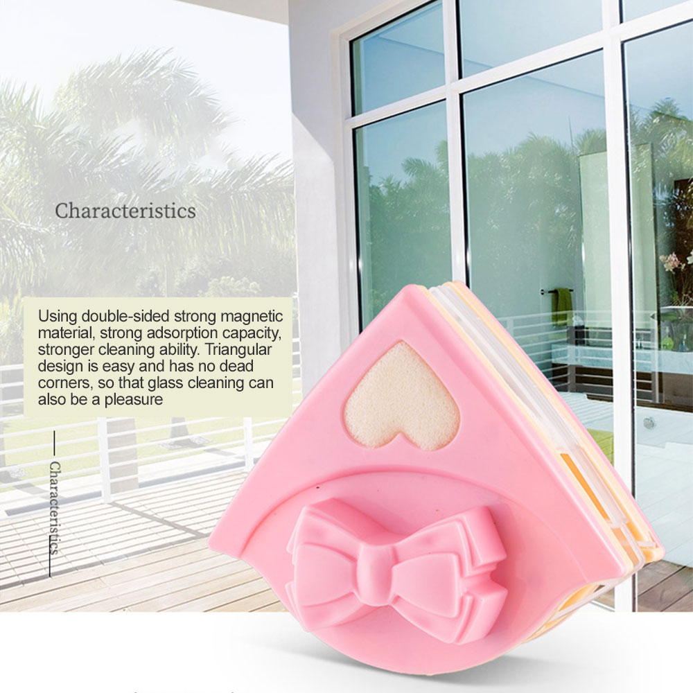 Household Magnetic Window Wiper Glass window cleaner Double Side Magnetic Brush Window Glass Brush for Washing Cleaning Tools