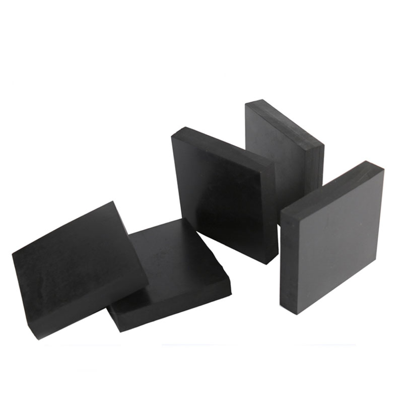 Schwarzer Industrie-Gummiblock, elastische Anti-Rutsch-Dämpfungsdichtung, stoßfeste Unterlage, Blattstärke 10 mm, 15 mm, 20 mm, 25 mm, 30 mm, 40 mm, 50 mm