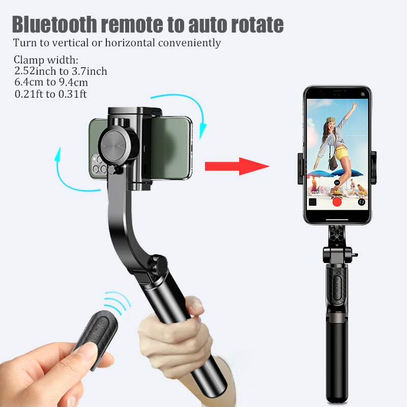 Bfollow Vlog Anti Shake Stabilizer Bluetooth Remote 360 Rotatie Selfie Stick Voor Mobiele Telefoon Camera Iphone Handheld Gimbal