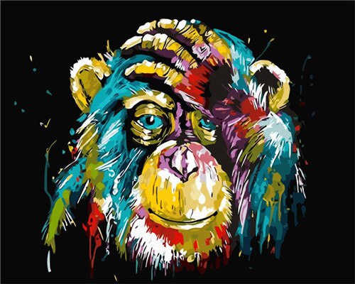 Azqsd schilderij op nummer kattenfoto's op nummer dieren acryl olieverfschilderij schilderen op nummer voor volwassenen olieverfschilderij huisdecoratie: Szyg 333