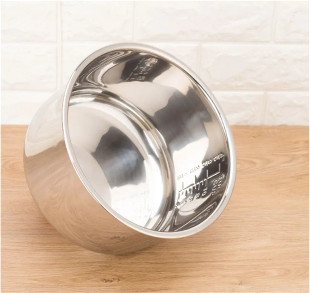 Pressure Cooker 6L Inner Pot Rice Pressure Cooker Liner Stainless Steel Inner Pot Minute Pressure Cooker Liner Rice Cooker Liner