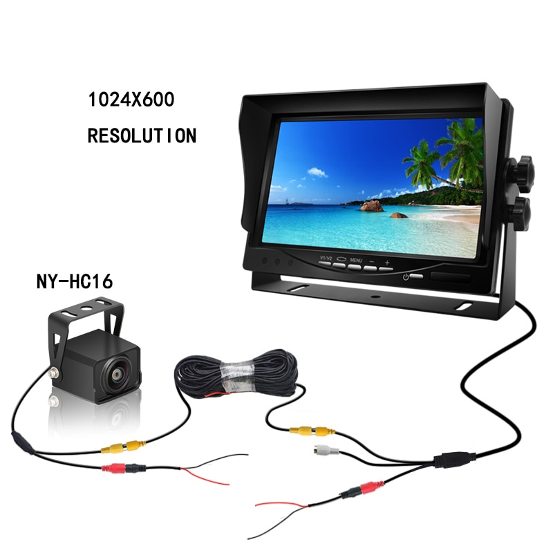 Bilvisningskamera high definition 7 tommer digital lcd bilskærm,, ideel til dvd, videobåndoptager skærm, køretøjskameraer bilelektronik