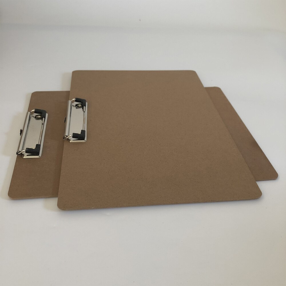 10Pcs Paper Holder Durable Practical Plastic A4 Size Clip Board Memo Folder Paper Holder for School Office Classroom