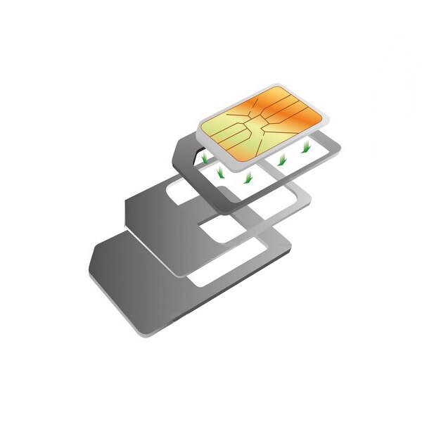Set Adapters voor SIM-kaarten KSIX (3 pcs)
