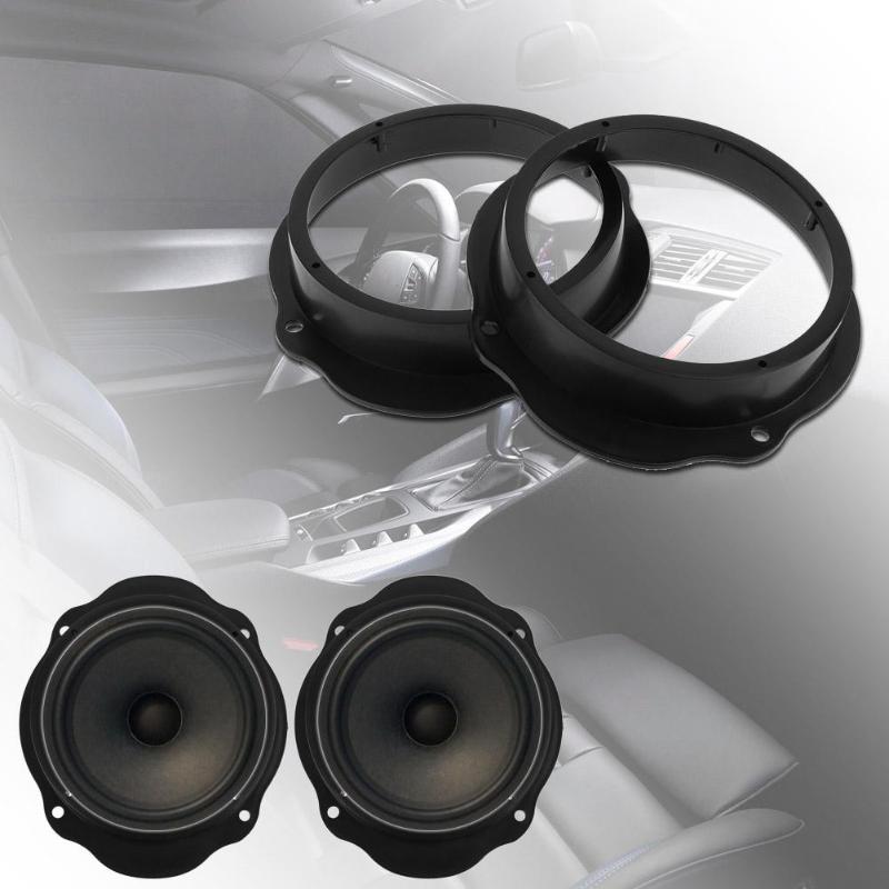 2Pcs 6.5in Auto Voordeur Speaker Spacer Ring Adapter Platen Voor Ford Focus