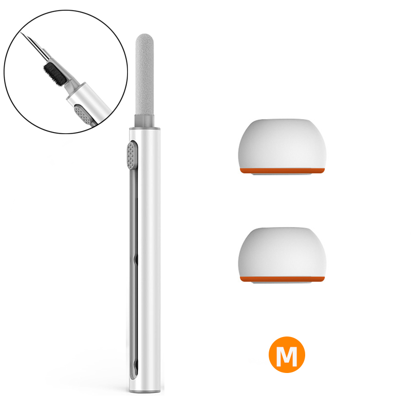KUTOU Erinnerung Schaum-Ohrstöpsel für Airpods Profi 1. und 2. Generation, kabellose Bluetooth-Kopfhörer, Silikon-Ohrstöpsel, Pads, Abdeckungen, Kappen, Ohrpolster: Braun