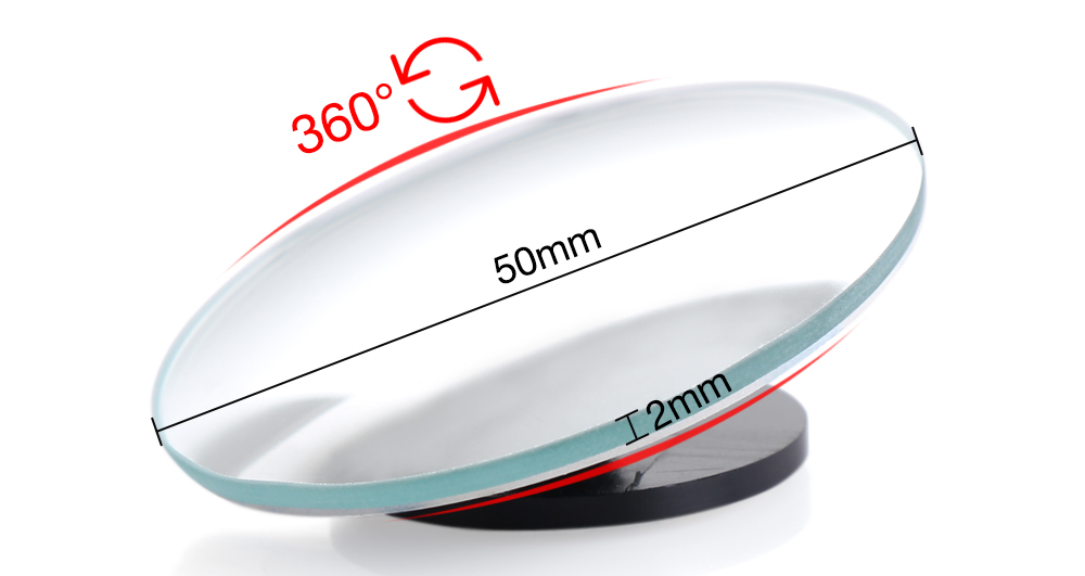 360 Degree HD Blind Spot Mirror Adjustable for Tesla Model S / 3 / X