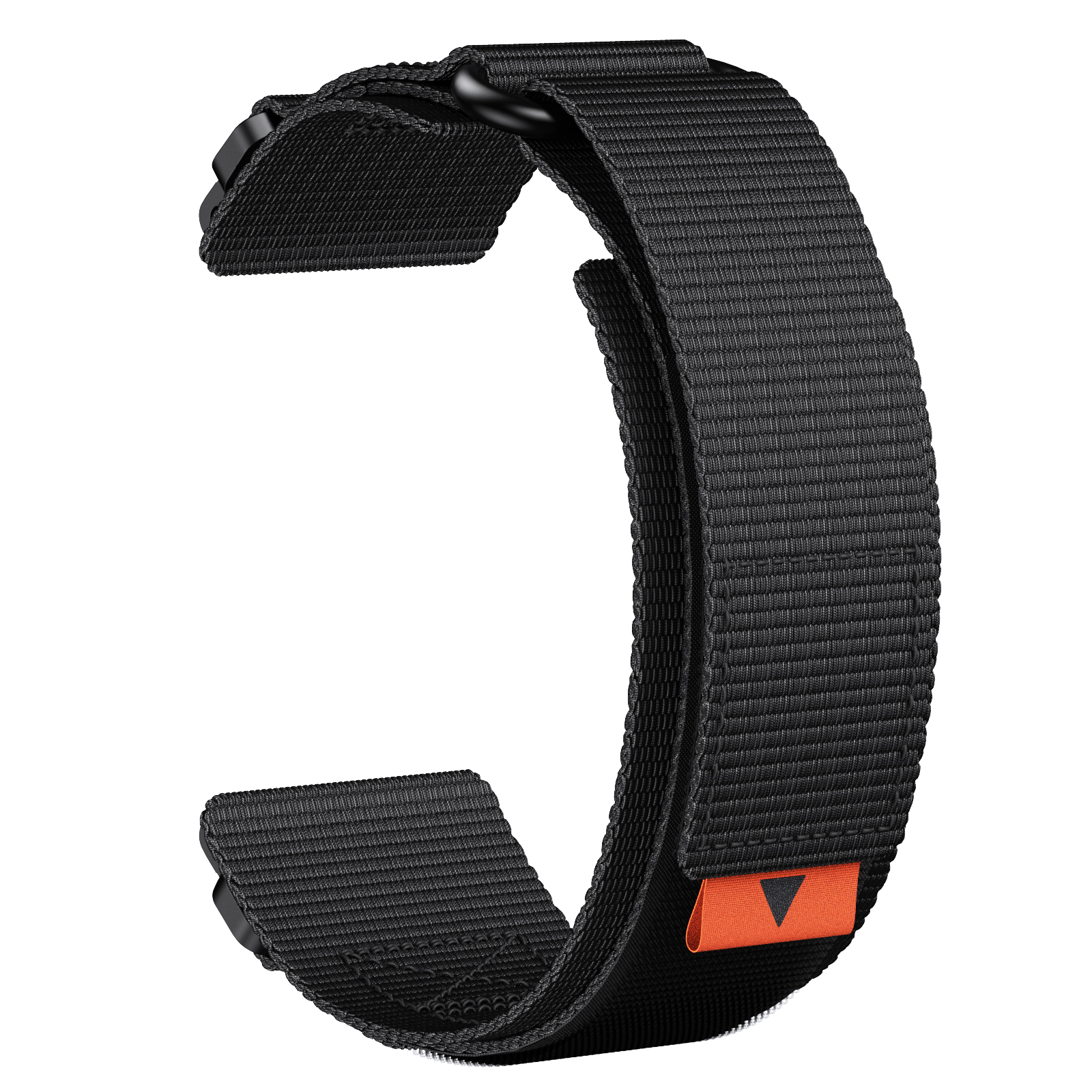 22 26mm nylonrem til garmin fenix 6x/6x pro/tactix 7 pro reserverem til fenix 5/6/7/ instinct armbånd: Sort / 25mm