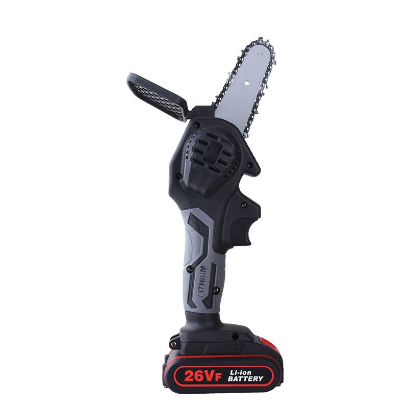 Garden Mini Electric Saw Lithium Battery Rechargeable Electric Woodworking Wireless Logging Saw Household Portable Mini Chainsaw