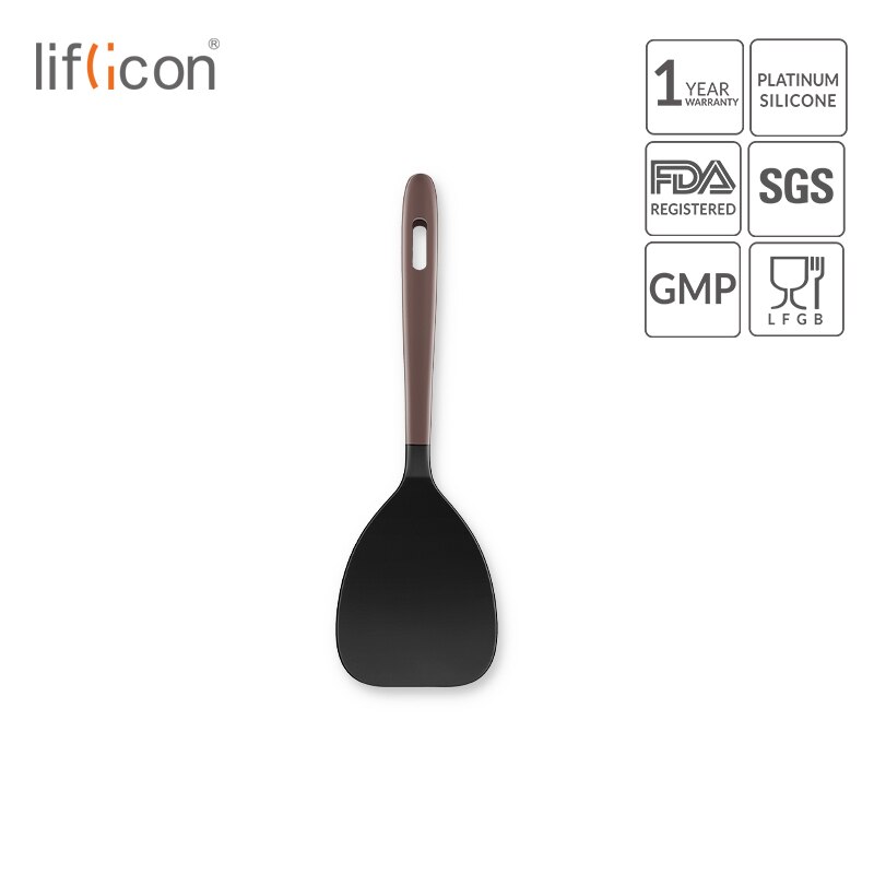 Liflicon Siliconen Rijst Mash Paddle Lepels, Werkt voor Rijst/Aardappelpuree, Premium Keuken Rijst Paddle, non-stick en Hittebestendig