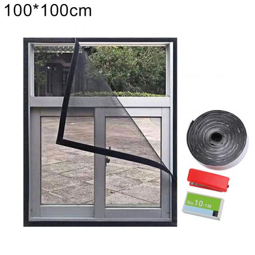 Thuis Anti Mosquito Bug Deur Window Net Waterdichte Lijm Netting Mesh Screen In Terwijl Out Vliegen Wespen Bijen Muggen: 100x100cm