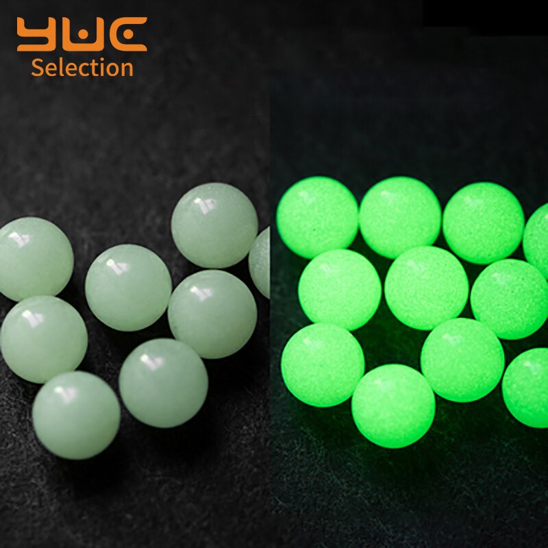 YUC Hand Spinner DIY akcesoria lekkie lśniące koraliki stal wolframowa koraliki 6mm Luminous 8mm miedziane koraliki mosiężne koraliki