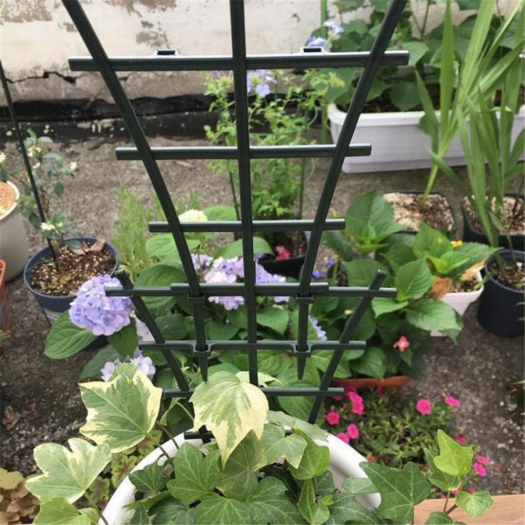 DIY Plastic Agriculture Plant Stand Rack Climbing Flower Fixed Plant Growth