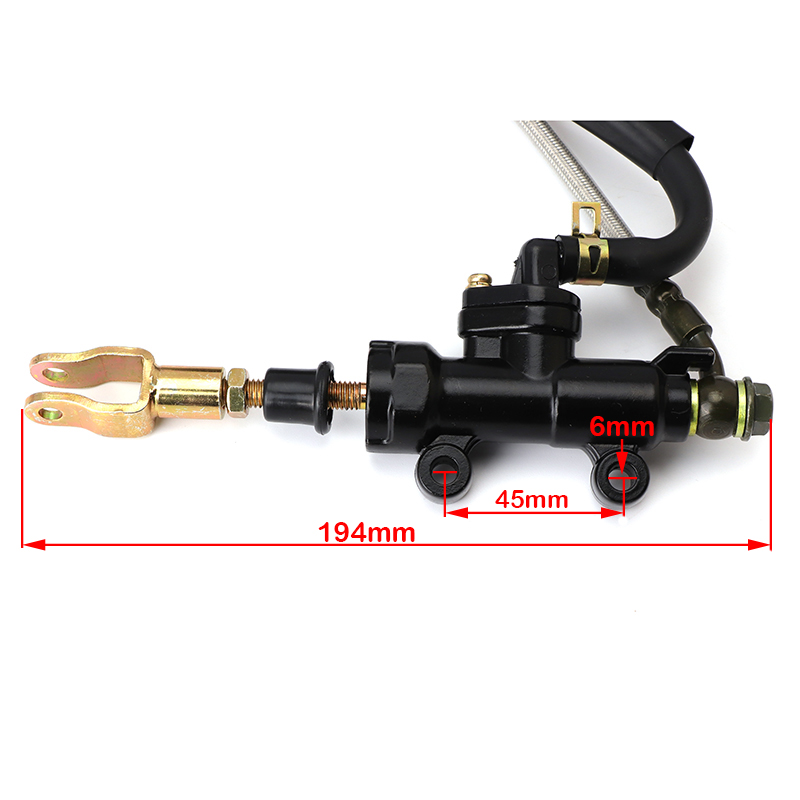 Ensemble d'étrier de frein à Double disque hydraulique arrière, pour 150cc 200cc 250cc ATV Go kart UTV Buggy Quad Dirt Bike, pièces