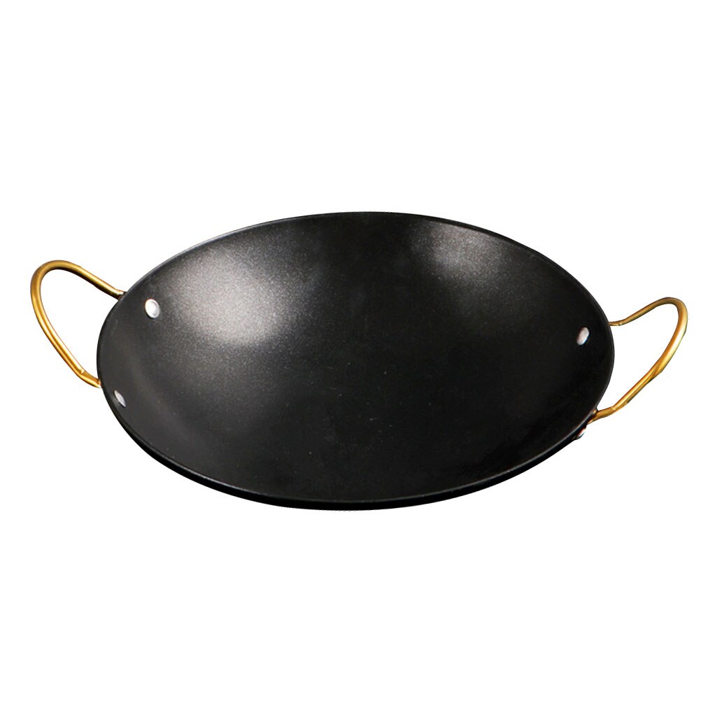 1pc Seafood Pot Ramen Pot Double Ear Stainless Steel Round Bottom Small Pot