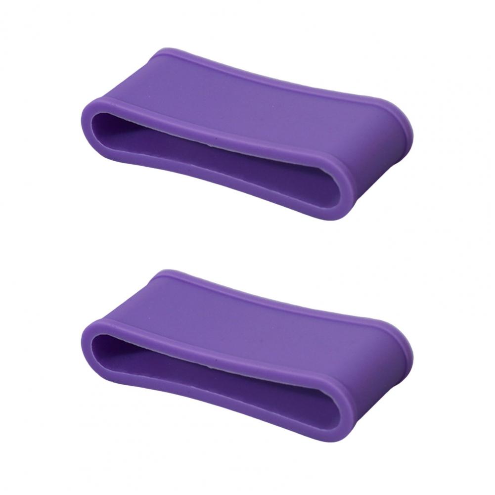 2Pcs Overgrip Pickleball Paddle Grip Band Elastic Badminton Table Tennis Racket Overgrip Handle Anti-slip Ring: Orange