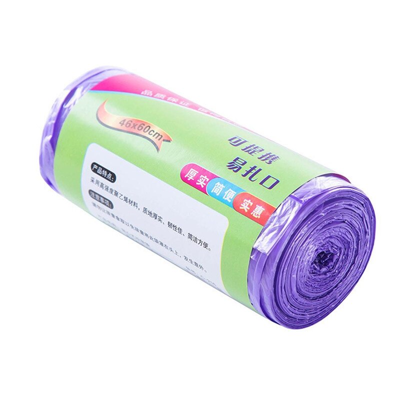 Vest-type grote vuilniszak dikke rol wegwerp plastic zak voor huishoudelijk milieu schoonmaak afval opslag vuilniszakken @d: D