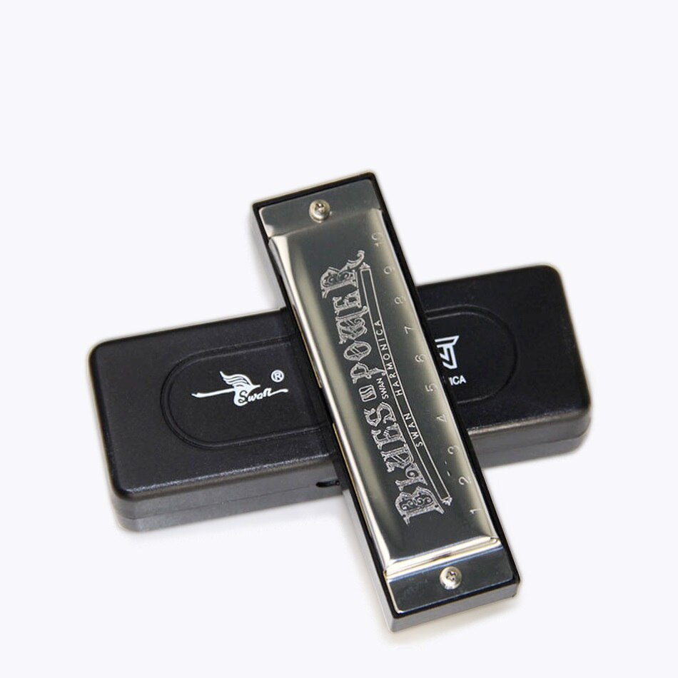 10 Holes SWAN SW1020H C Key 20 Tone Blues Harmonica