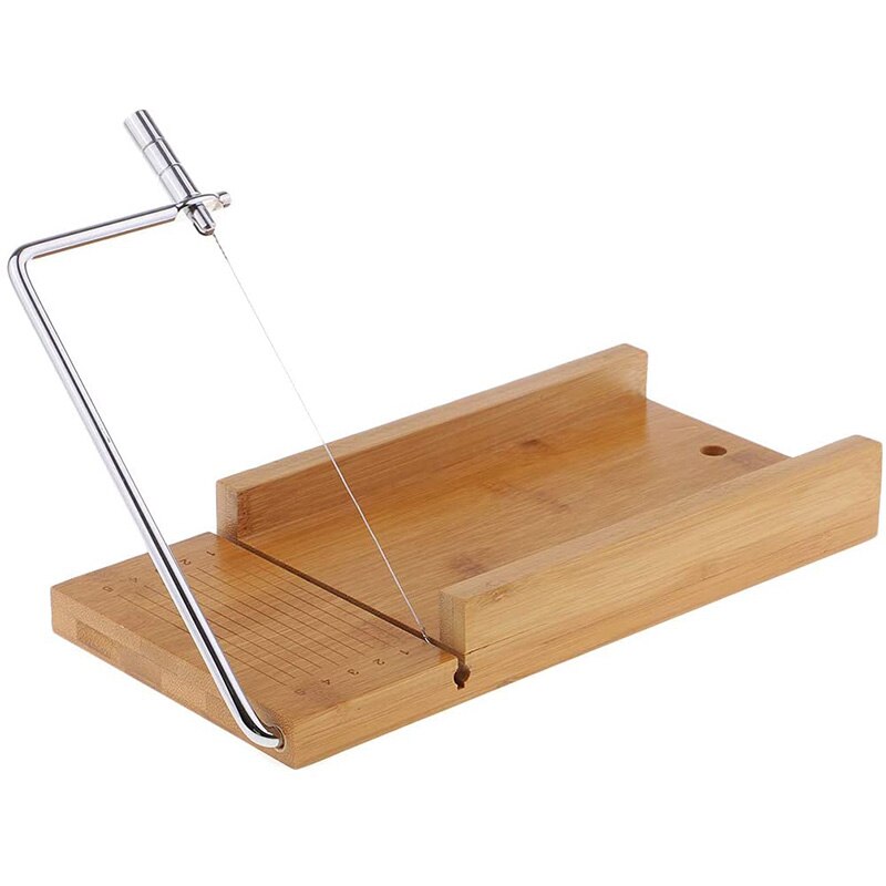 2 stykker sæbe loaf cutter, skråt høvletrådssnitter til fremstilling af loaf sæbe diy skæring, cutter slicer værktøjssæt