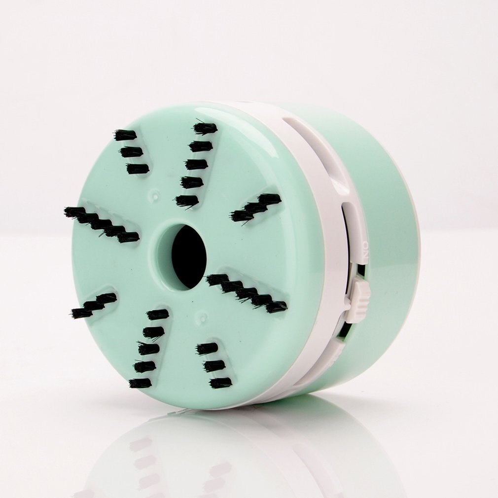 Mini Vacuum Cleaner Car Home Office Desktop Vacuum Cleaner Spiral Blade Nylon Brush High Temperature Resistant