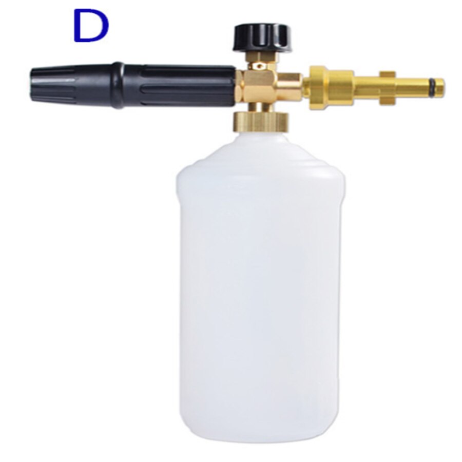 Foam Nozzle Hoge Druk Zeep Foamer Schuim Kanon Sneeuw Foam Lance Auto Schuim Wassen Voor Tornado Karcher K Hogedrukreiniger auto Washer: Oranje