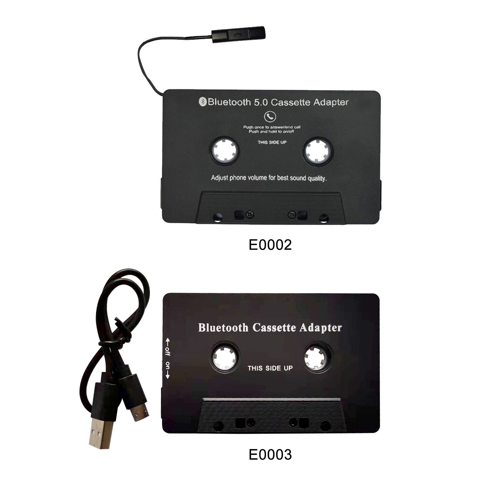 MP3 Player Convert USB Charging Bluetooth Practical Car Adjustable Receiver Cassette Adapter Wireless Audio Answer Phone Music