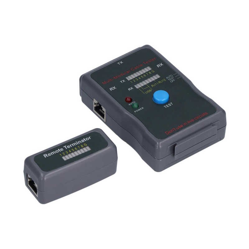 Netzwerk Kabel Tester RJ45 RJ11 USB BNC Koaxialkabel Draht Linie Finder Diagnose Werkzeug DC 9V Netzwerk Linie Tracer