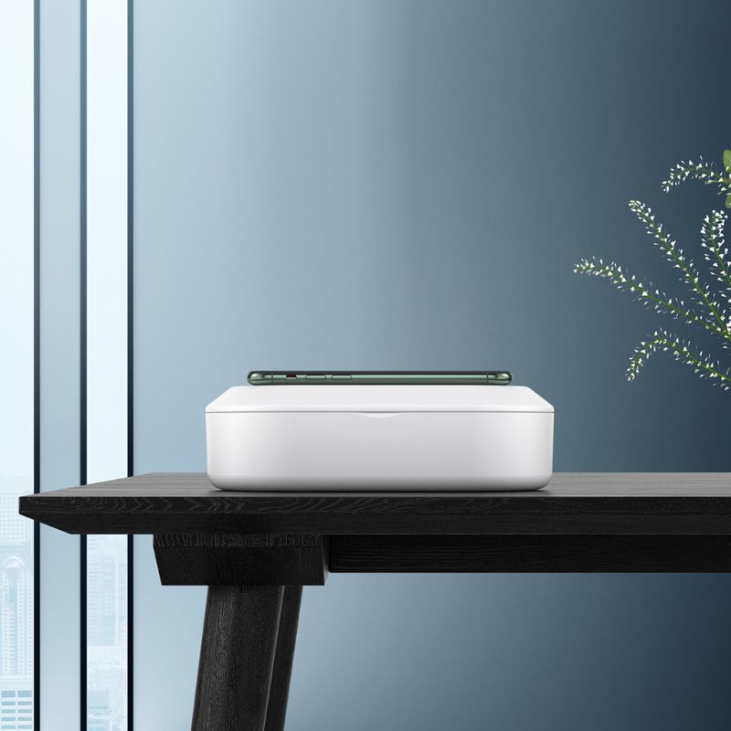 Uv-sterilisator voor mobiele telefoons met 10w draadloze opladers, multifunctionele doos  d08f