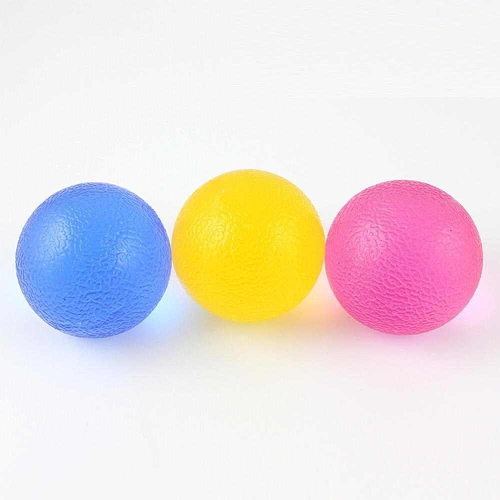 Silicone Gel Egg Stress Ball Hand Relax Squeeze Relief Adults Toy Fitness Expander Gripper Wrist Finger Exerciser Trainer Power