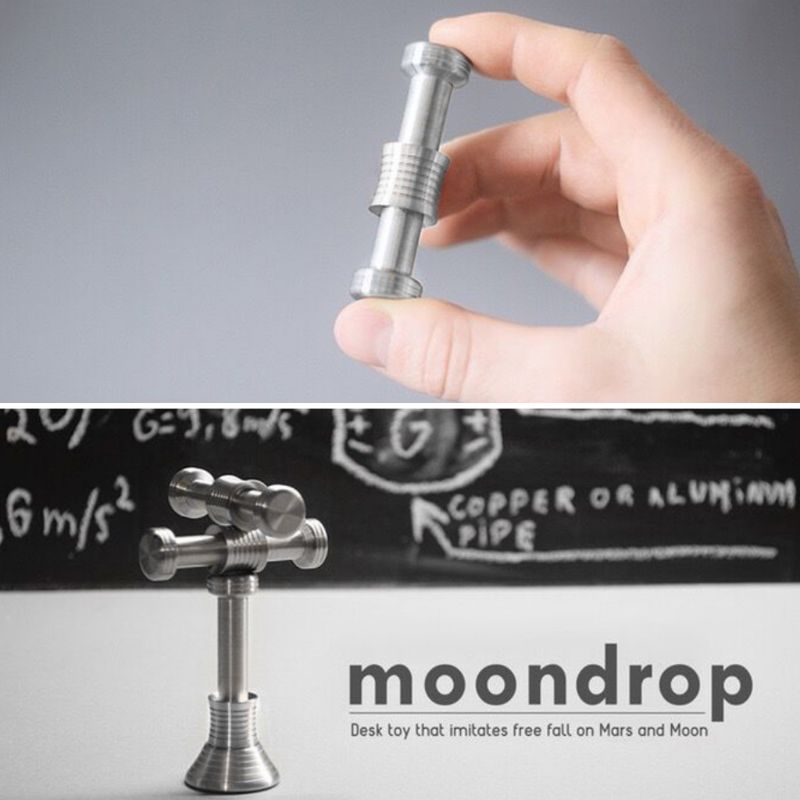 Mini Moon Gravity Defying Fidget Hand Spinner Stress Relief DIY Desk Toy