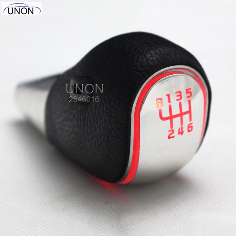 7 colors changes Activated Gear Shift Knob Car Logo LED Light Cigarette Lighter
