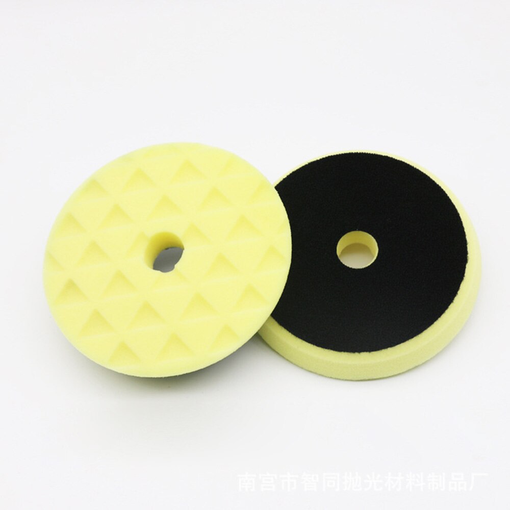 Sanding Polishing pad Disc For Car Detailing Waxing 6inch Sponge Pads Foam Polishing Protable Reliable: Yellow