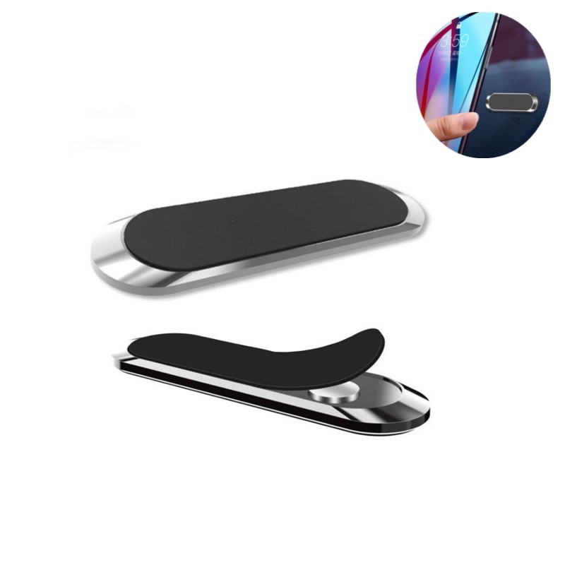 Nuovo Supporto Del Telefono per auto Cruscotto mini Figura della Striscia Magnetica Del Basamento per il iPhone Samsung Xiaomi Metallo Magnete GPS Supporto da auto per da parete