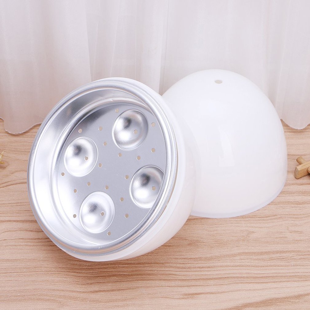 Microwave Oven Egg Steamer Egg Boiler Household Microwave Special 4 Egg Boiled Egg Shape Egg Shaped Steamed Egg
