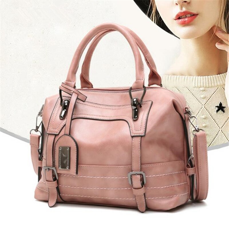 Vintage kvinders håndtasker berømte mærke slik skuldertasker damer totes simpel trapeze kvinder messenger taske