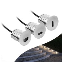 LukLoy LED Underground Light Outdoor Waterproof Step Light 12v IP65 Buried Light Stair Step Foot Light Corner Light