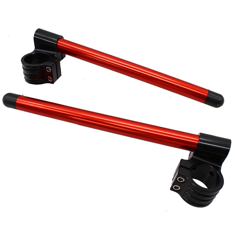 ROOD 31 33 35 36 37 41 43 45 48 50 51 52 53 54mm Motorcycle Stuur Rised Riser clipon Clip On Clip-ons Vork Handvat Bar Clamp