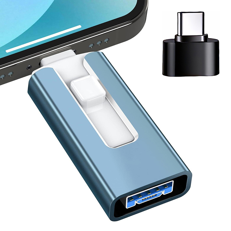 Usb 3.0 -muistitikku 512g 256g 2tb 1tb iphonelle, jossa 4 -in- 1 iphone-liitäntä, mikrotyyppinen pendrive iphonelle 7/8/11/12/13:lle ja ipadille: Vaihtoehto 8 / Vaihtoehto 6