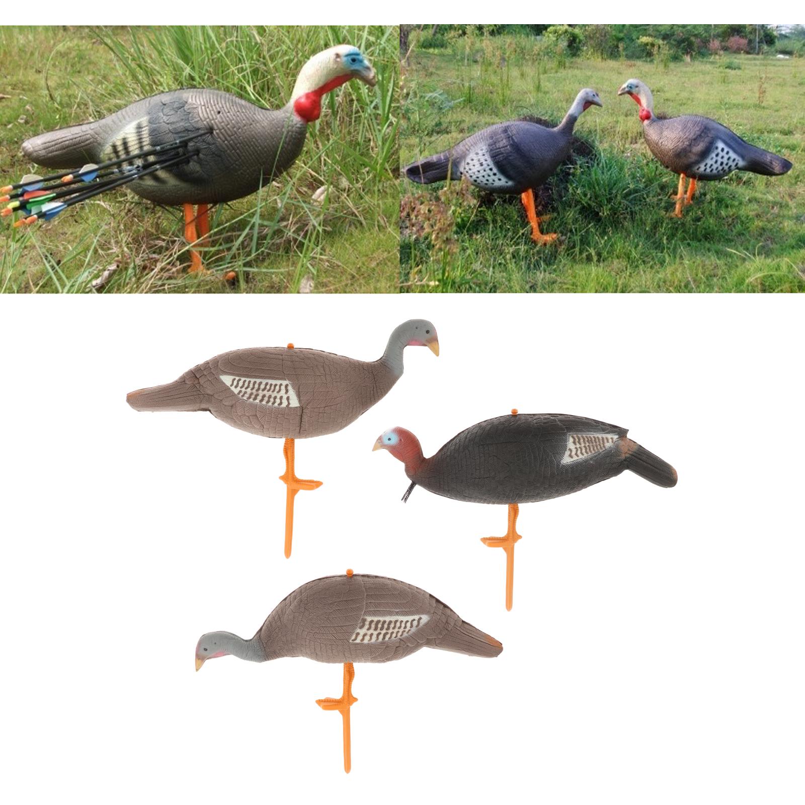3D Mallard Turkey Decoys Fishing Animals Turkey Yard Waterscape Landscape