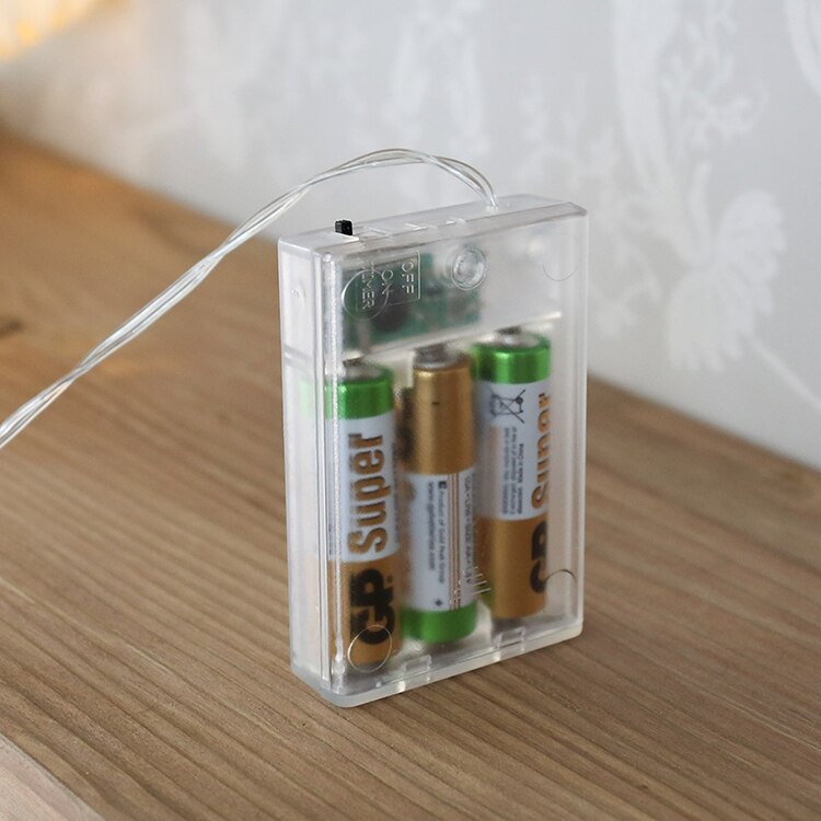 100 led batteridrevne eventyrlys, rustik indretning til bryllupslokale, fest, have, indendørs udendørs kobberlys