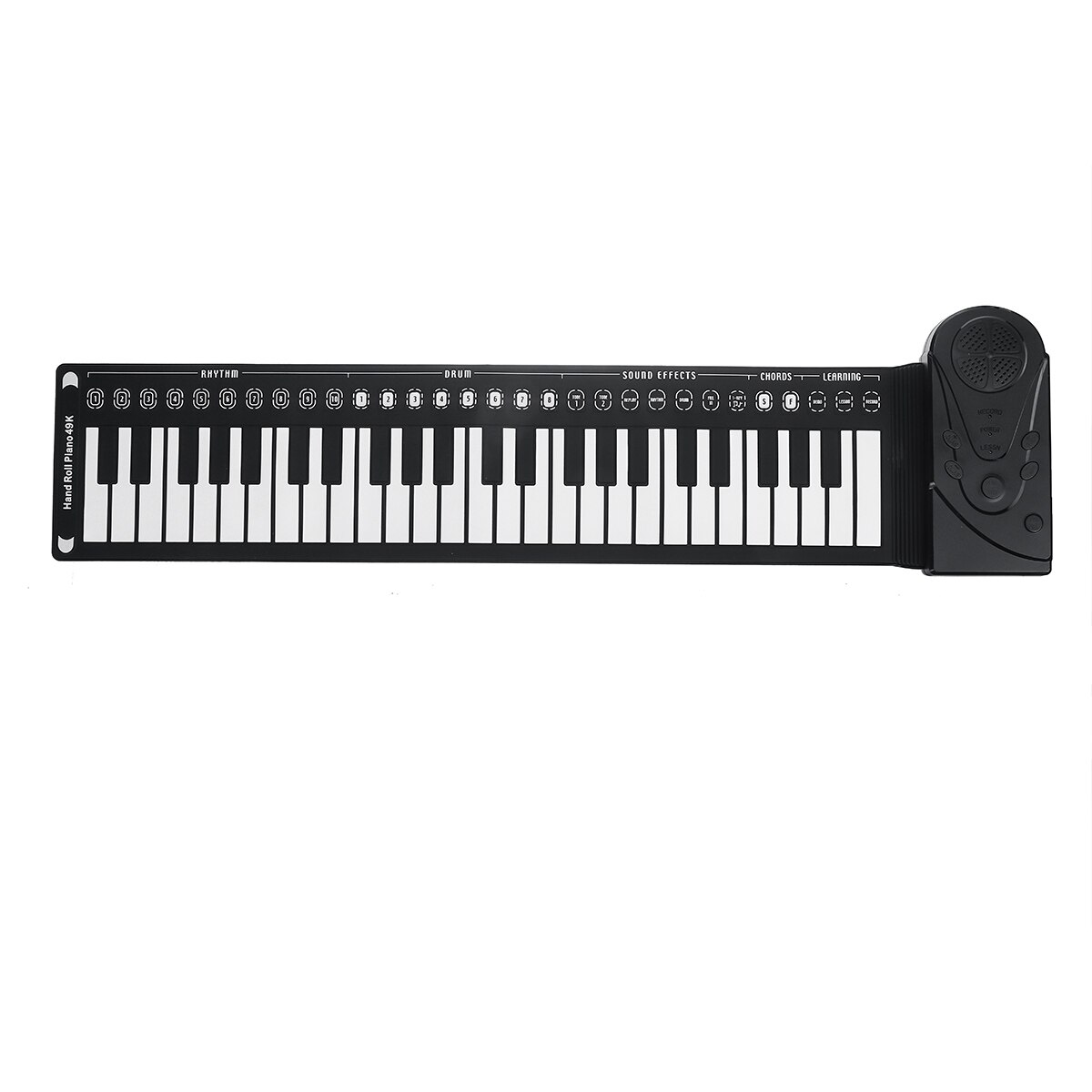 Digital Keyboard Piano Portable Flexible 49 Keys Flexible Silicone Electronic Roll Up Piano Children Toys Built-in Speaker