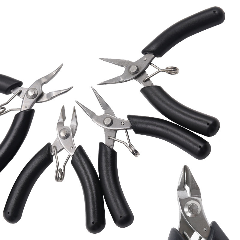 1Pc Sieraden Gereedschap Dikker Handvat Roestvrijstalen Tang Tang Staal Draadsnijder Voor Sieraden Reparatie Draadwikkel Ambachten Maken