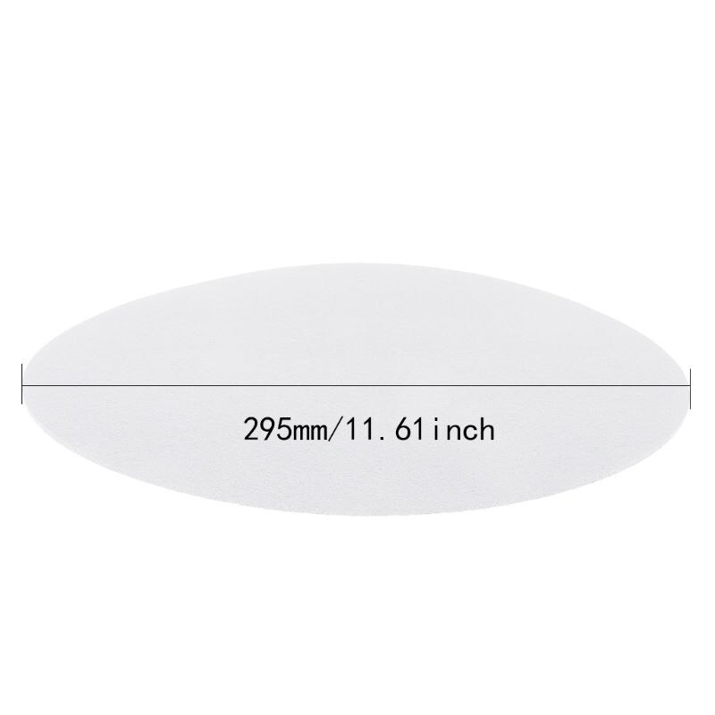 Turntable Mat Slipmat Audiophile 12'' in Platter Vinyl Record Players Anti-Vibr