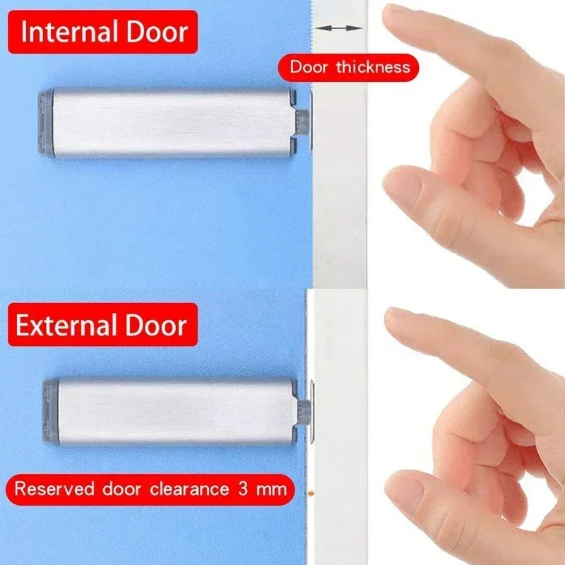 Push Latches for Cabinets 6 Pack Push To Open Cabinet Hardware Press Latch Kitchen Door Push Release Latch