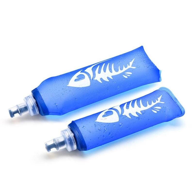 250/500Ml Silicon Water Fles Voor Wandelen Tpu Sport Zachte Fles Opvouwbare Running Water Bag Silicon Water Fles voor Wandelen