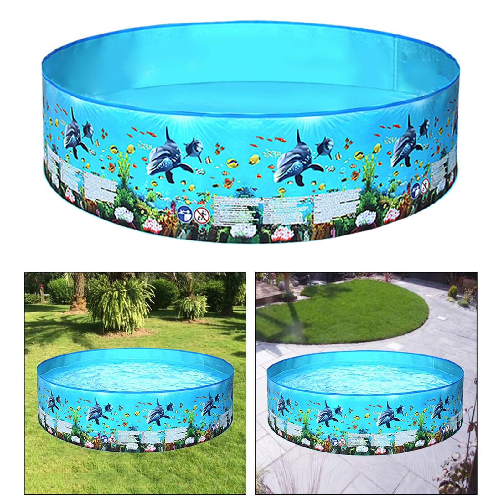 Snap set Swimming Pool for Kids Sea Foldable for Dogs Cats and Kids