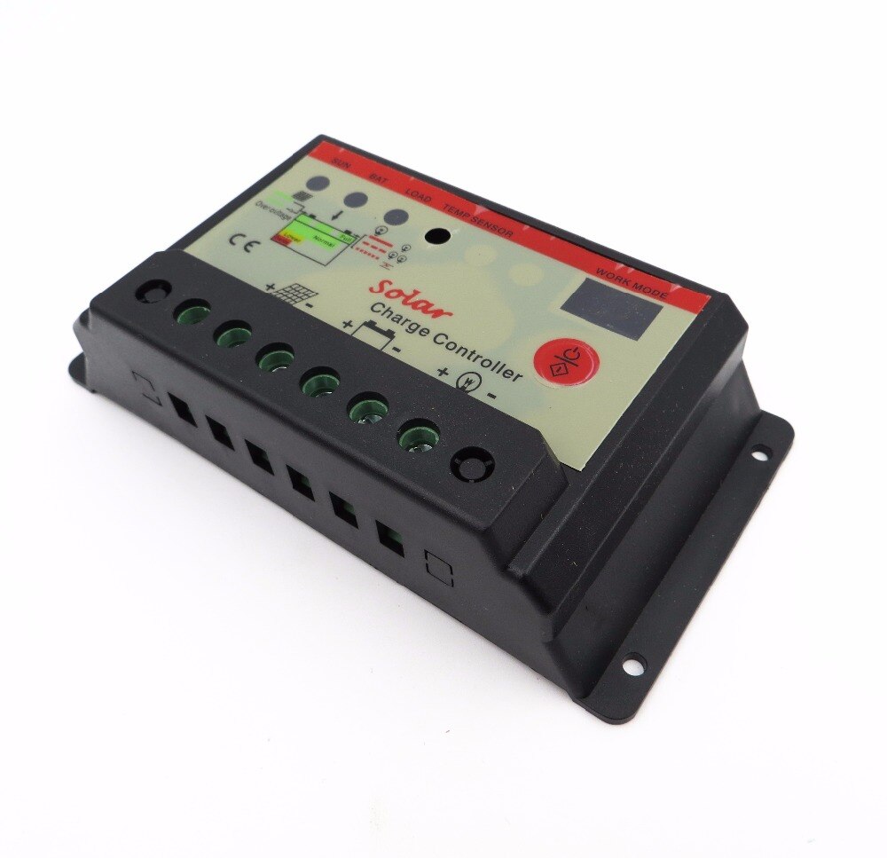 10A 20A 30A 12V 24V Solar Cell panels Battery Charge Controller Timer for LED street lighting PWM battery charger Regulators