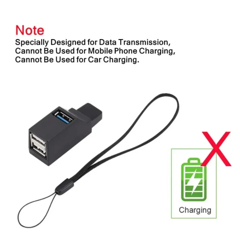 USB 3.0 2.0 HUB Adapter Extender Mini Splitter Box 1 tot 3 Poorten Hoge Snelheid USB 2.0 Voor PC Laptop U schijf Kaartlezer